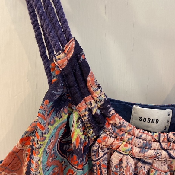 SUBOO 'Kasbah' Multi Color Floral Paisley Cover up - Picture 6 of 7